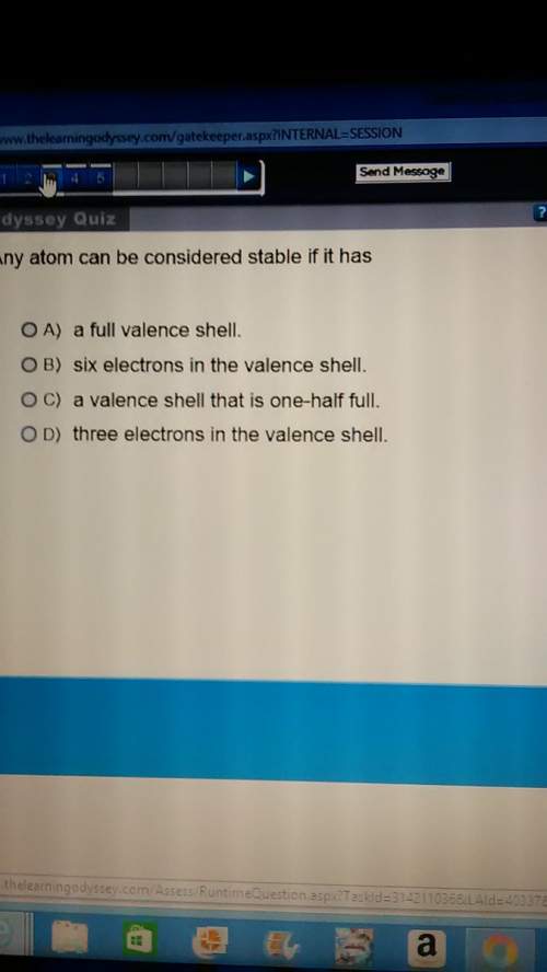 Any atom can be considered stable if it has what ?