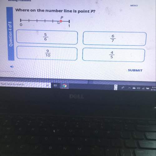 Where on the number line is point p