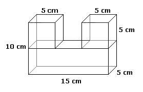 : charlie built a toy using a rectangular prism and cubes as shown below. wh
