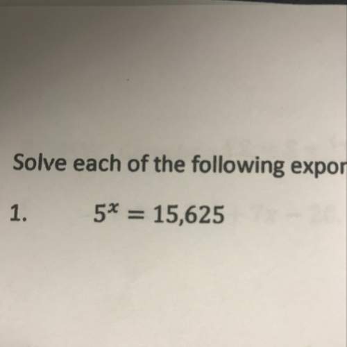 Solve each of the following exponential equations