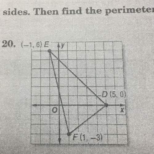 How do i find the perimeter of this triangle?