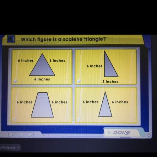Which figure is a scalene triangle?