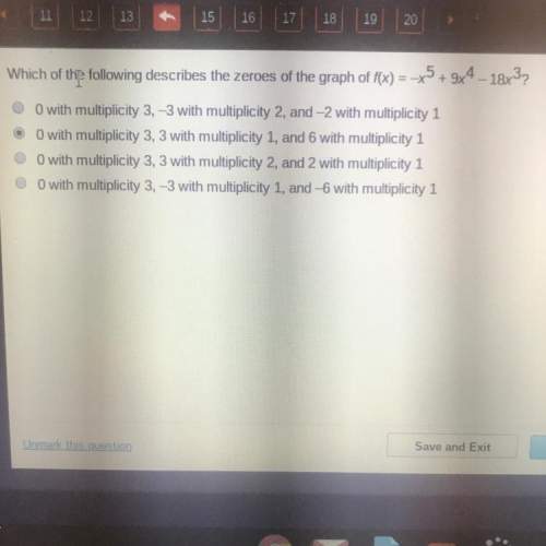 Quick anyone know this algebra 2 problem?