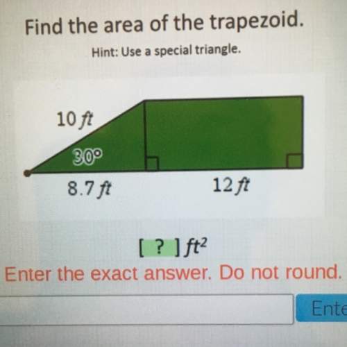 Don’t have the height to find the area of this trapezoid,