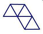 Timed test which of the following nets will make a tetrahedron?  image 1,2,3, or 4