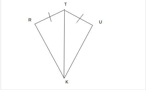 To show that triangle trk= triangle tuk by the sas postulate, what additional information is necessa