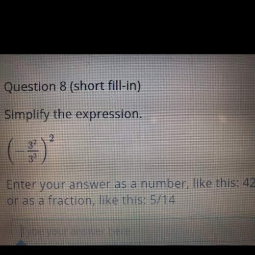 Simplify the expression (-3^2/ 3^3)^2