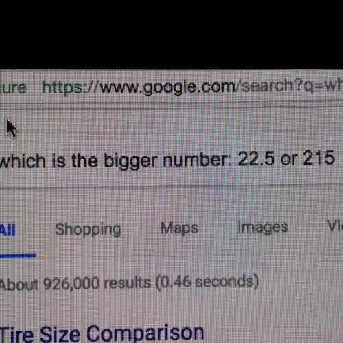Which number is bigger: 22.5 or 215