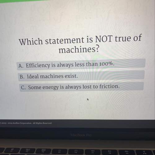 Which statement is not true of machines