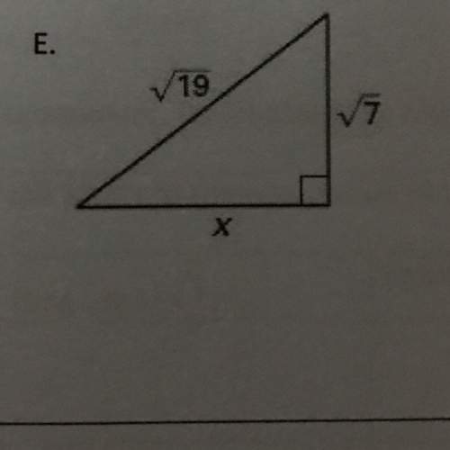 How do i solve this using the pythagorean theorem and leaving it in radical form ?
