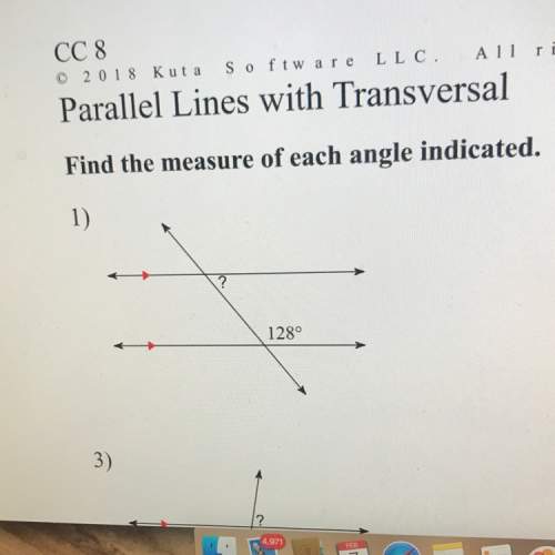 How to solve parallel lines with transversal?