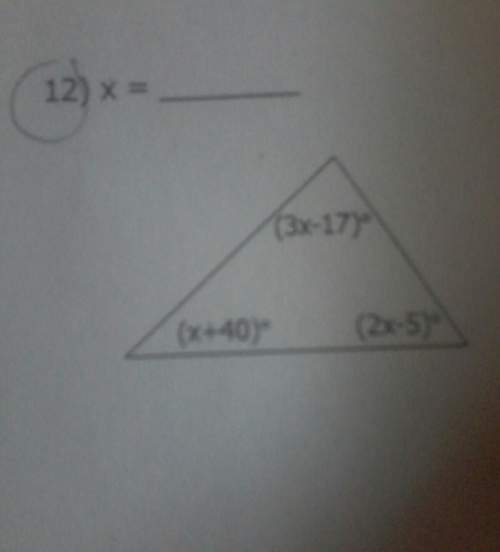 Brainlest answer will get 20 points . solve for x .it has to have an explanation and work !