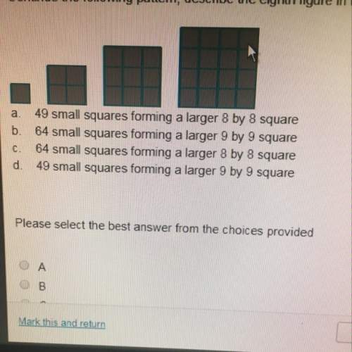 Continue the following pattern; describe the eighth figure in this pattern