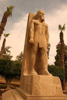 ramses ii ruled over egypt from the years 1279 bce to 1213 bce. a famous statue was erected t
