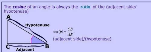 Write the ratios for sin x and cos x.