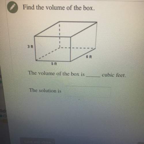 What is the volume of the box of cubic feet