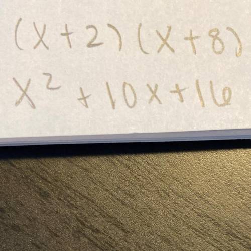Equation that has solutions x = -2 and x = 8