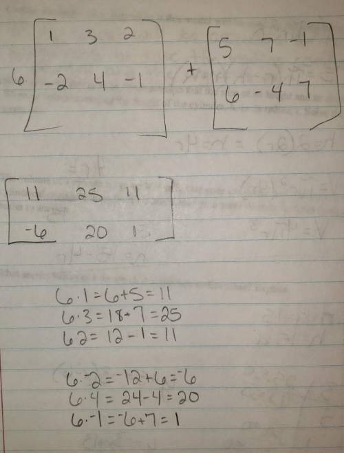 Need help solving matrices answer ASAP
