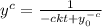 y^c=\frac{1}{-ckt+y^{-c}_0}