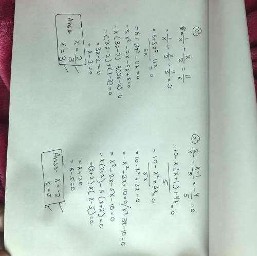 Solve the following equations transformable to quadratic equations.