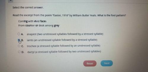 Read the excerpt from the poem “Easter, 1916” by William Butler Yeats. What is the foot pattern?

Co