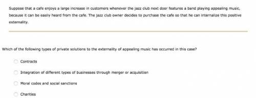 Suppose that a cafe enjoys a large increase in customers whenever the jazz club next door features a