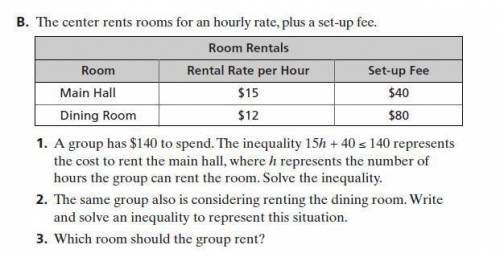A school group has $140 to spend. Write and solve an inequality that represents the cost to rent the