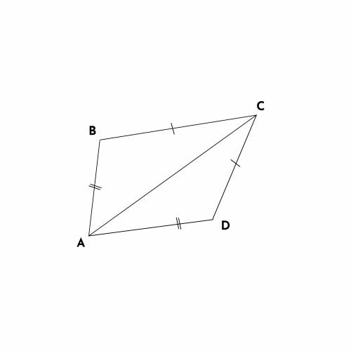Which shows two triangles that are congruent by the SSS congruence theorem?

Triangles A B C and D E