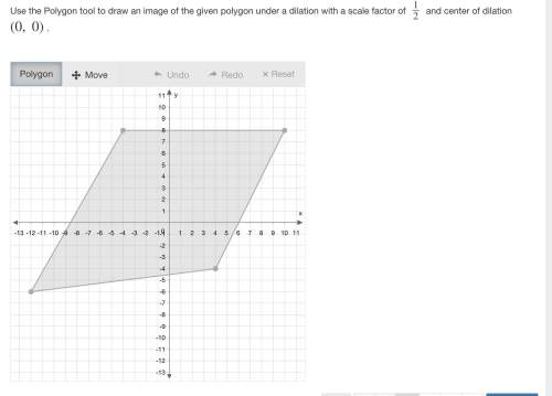 (geometry) use the polygon tool to draw the image of the given figure under a dilation with a scale