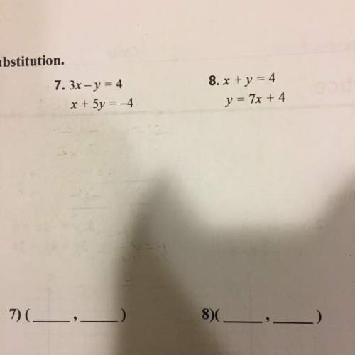 Solve each system by using substitution