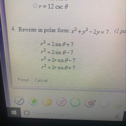 Rewrite in polar form: x^2+y^2-2y=7