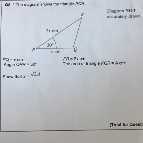 Answer this triangle question (see photo)