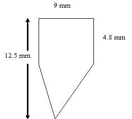 Find the area of the figure to the nearest tenth. a. 77.9 sq mm&lt;
