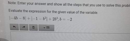 Evaluate the expression for the given value of the variable. ( view the picture, i may have typed th