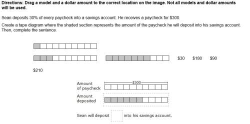 Need . will give brainliest!  sean deposits 30% of every paycheck into a savings accou