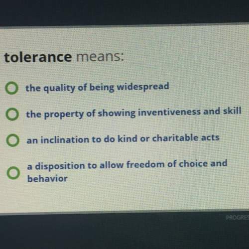 What does the word tolerance