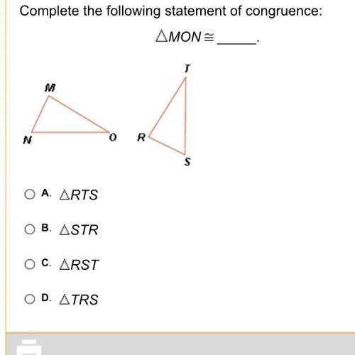 Complete the following statement of congruence: asap