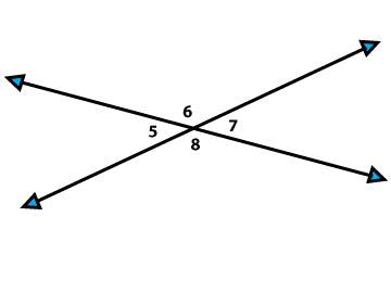 Me! in the figure shown, the measure of angle 6 is 141º. what is the measure of angle 5?