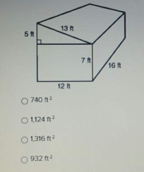 What is the surface area of the figure shown?