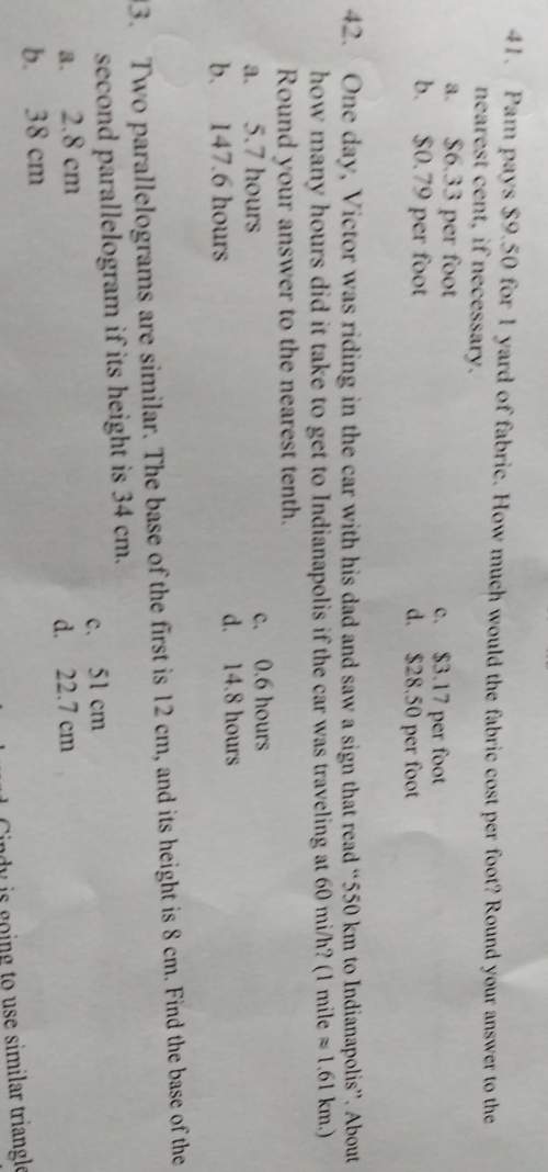 Ineed the answers for 41.42.43.someone this is due tmr.