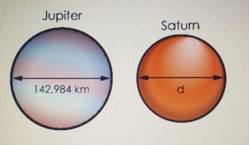Worth 25 points, and i will mark brainliest when ! info.-the diameters for jupiter and saturn