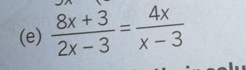 Solve the following equations and verify the solution.