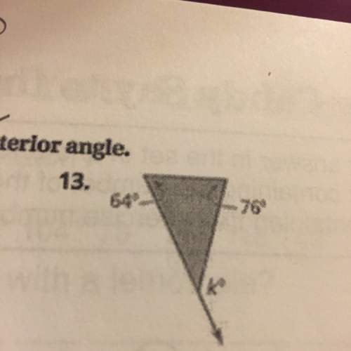 How do you do this? it's an exterior angle.