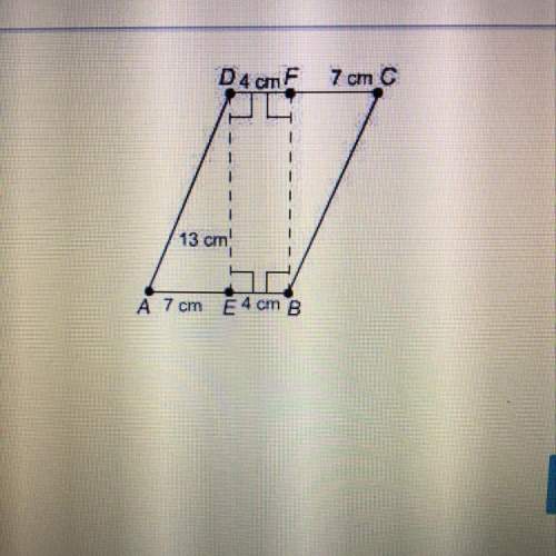 What’s the area of this parallelogram  a. 364  b. 143 c. 91 d. 52