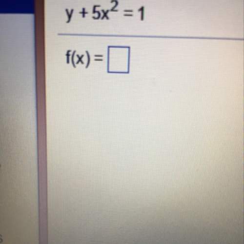 Solve the equation for y in terms of x, and replace y function notation f(x). then find f(3).&lt;