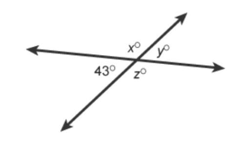 What is the measure of angle z in this figure? enter your answer in the box.