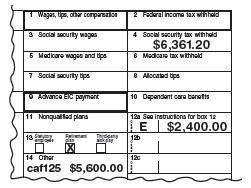 Use the partial information given in this electronic w-2 form to calculate the amount in box 3.