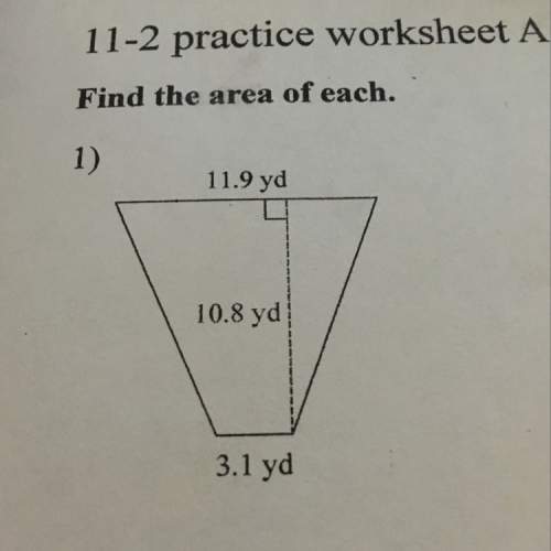 Answer asap find the area for this shape
