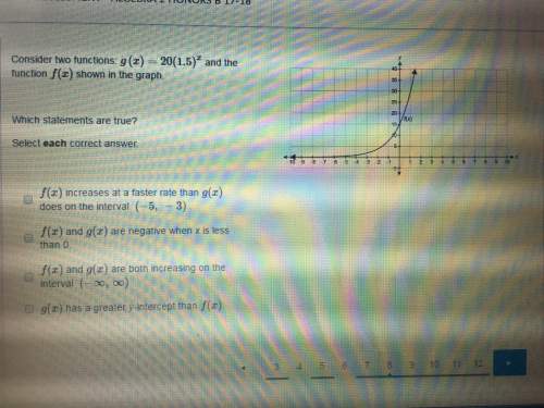 Algebra 2 question , (picture) more than one answer is right