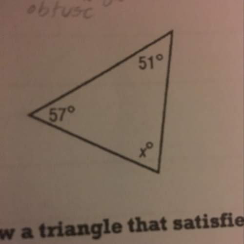 Find the value of x then classify the triangle by its angles
